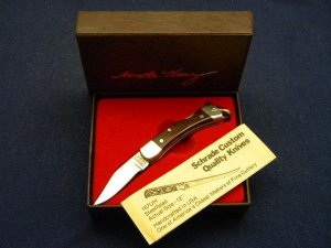 Schrade + USA LB-1 Wood Cub Lockback Knife - NIB