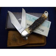 Schrade + USA 227UH Uncle Henry Staglon Folding Bowie/Hunter Knife & Pouch - NIB Schrade + USA 227UH Uncle Henry Staglon Folding Bowie/Hunter Knife & Pouch - NIB