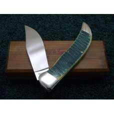 Case Classic 1990 Green Bone 61072 Bulldog Clasp Knife - NIB Case Classic 1990 Green Bone 61072 Bulldog Clasp Knife - NIB