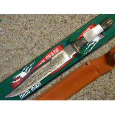 Parker Cut. Co. Hand Made Japan Pearl EK-10 S. C. Scragg & Sons Bowie Knife - NIB Parker Cut. Co. Hand Made Japan Pearl EK-10 S. C. Scragg & Sons Bowie Knife - NIB