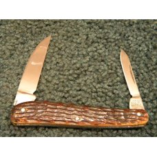 Vintage Needham Hill St. Sheffield Bone Wharncliffe Half Wittler Knife Vintage Needham Hill St. Sheffield Bone Wharncliffe Half Wittler Knife