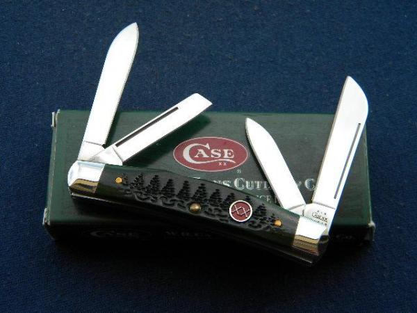 Case XX USA 2002 Pine Tree Bone 64052 SS Congress Knife - NIB