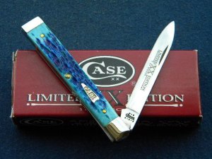 Case XX USA 2002 Carribean Blue Limited Edition 6185 SS Doctors Knife - NIB