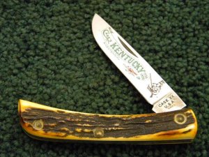 Case XX USA 1976 Stag 5137 SS Kentucky Bicentennial Sodbuster Jr. Knife