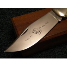 Case XX USA 9 Dot (1971) Wood P172 Buffalo Clasp Knife Case XX USA 9 Dot (1971) Wood P172 Buffalo Clasp Knife