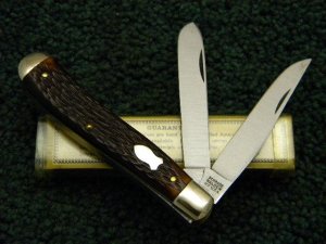 Schrade Walden NY USA Delrin 293 Trapper Knife - NIB