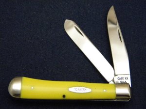 Case XX USA 10 Dot (1970) Yellow 3254 Trapper Knife