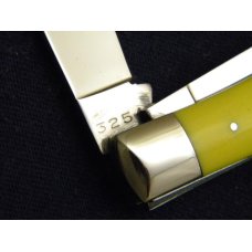 Case XX USA 10 Dot (1970) Yellow 3254 Trapper Knife Case XX USA 10 Dot (1970) Yellow 3254 Trapper Knife