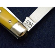 Schrade Walden NY USA 293Y Yellow Trapper Knife Schrade Walden NY USA 293Y Yellow Trapper Knife