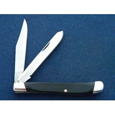 Buck 311 USA Black Delrin Slimline Trapper Knife Pre 1986 - NIB