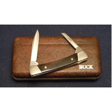 Buck Pony 705 USA Aurum Etch Wood 2 Blade Folding Knife Pre 1986 - NIB
