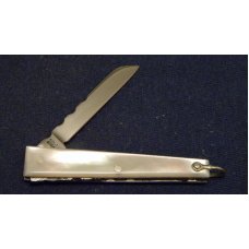 G. Ibberson (Stan Shaw) Sheffileld England 1976 Pearl Princess Margaret 1 Blade Fob Knife G. Ibberson (Stan Shaw) Sheffileld England 1976 Pearl Princess Margaret 1 Blade Fob Knife