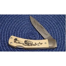 Schrade + USA 515SC Scrimshaw Delrin Lockback Knife National Park Service 75th Anniversary - NIB Schrade + USA 515SC Scrimshaw Delrin Lockback Knife National Park Service 75th Anniversary - NIB