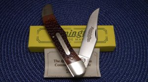 Remington 1990 Shotgun Commemorative Delrin Folding Hunter Knife - NIB