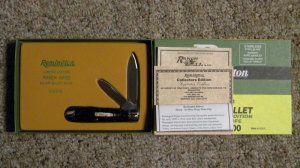 Remington UMC USA 1999 Genuine Bone R103 SB Silver Bullet Ranch Hand Knife - NIB 