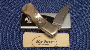 Ka-bar Japan Pearl 2822 Little Lockback Knife - NIB - c.1980's