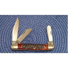 Case XX Stainless USA 9 Dot (1971) Bone 6347 HP SSP Razor Edge Stockman Knife Case XX Stainless USA 9 Dot (1971) Bone 6347 HP SSP Razor Edge Stockman Knife