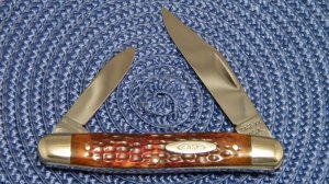 Case XX USA 1965-69 Bone 06247PEN 2 Blade Stockman Knife