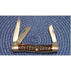 Case XX Stainless USA 1965-69 Bone 6318 HP SSP 1st Model Stockman Knife Case XX Stainless USA 1965-69 Bone 6318 HP SSP 1st Model Stockman Knife