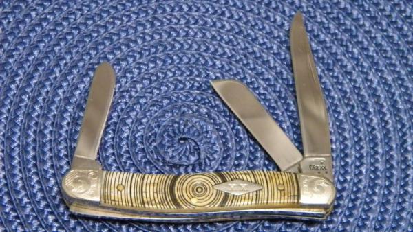 Case XX USA 2007 Bone 6318 SS Engraved Bolsters Stockman Knife Case XX USA 2007 Bone 6318 SS Engraved Bolsters Stockman Knife