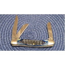 Case XX USA 2008 Blue Bone 6318 SS Stockman Knife Case XX USA 2008 Blue Bone 6318 SS Stockman Knife