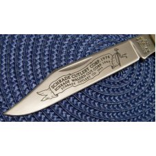 Schrade + NY USA 280 Staglon 80th Anniversary Daddy Barlow Knife c.1984 - NIB