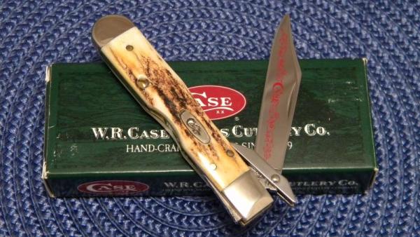 Case XX USA 2006 Stag 511 1/2L SS Red Etch Cheetah Cub Knife - NIB Case XX USA 2006 Stag 511 1/2L SS Red Etch Cheetah Cub Knife - NIB