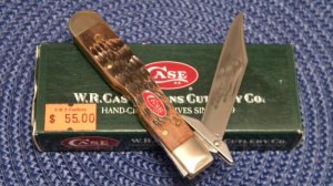 Case XX USA 2007 New Black Bone 611 1/2L SS Cheetah Cub Knife - NIB