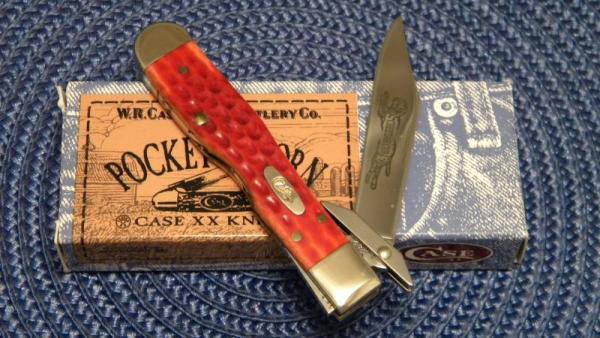 Case XX USA 2006 Pocket Worn Old Red Bone 611 1/2L SS 1st Run Cheetah Cub Knife - NIB Case XX USA 2006 Pocket Worn Old Red Bone 611 1/2L SS 1st Run Cheetah Cub Knife - NIB