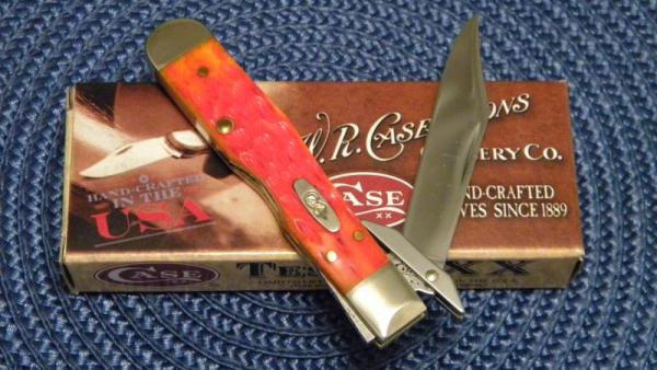 Case XX USA 2010 Orange Blaze Bone 611 1/2L SS Cheetah Cub Knife - NIB Case XX USA 2010 Orange Blaze Bone 611 1/2L SS Cheetah Cub Knife - NIB