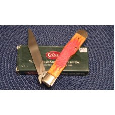 Case XX USA 2002 Indian Paintbrush Bone 6111 1/2L SS Cheetah Knife - NIB
