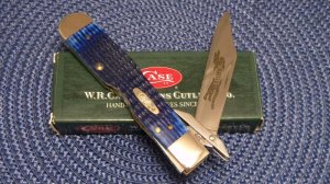 Case XX USA 2005 Blue Bone 6111 1/2L SS Cheetah Knife - NIB