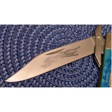 Case XX USA 2003 Pocket Worn Caribbean Blue Bone 6111 1/2L SS Cheetah Knife - NIB Case XX USA 2003 Pocket Worn Caribbean Blue Bone 6111 1/2L SS Cheetah Knife - NIB