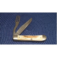 Case XX USA 1 Dot (1999) Vintage Stag V5254 HB SS Trapper Hobo Knife 1998 Evansville Knife Club Case XX USA 1 Dot (1999) Vintage Stag V5254 HB SS Trapper Hobo Knife 1998 Evansville Knife Club