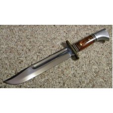 Western USA W46-8 Wood Fixed Blade Sheath Knife Western USA W46-8 Wood Fixed Blade Sheath Knife