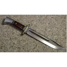 Western USA W46-8 Wood Fixed Blade Sheath Knife Western USA W46-8 Wood Fixed Blade Sheath Knife