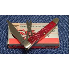 Case XX USA 4 Dot (1996) Bone DR62087SS SC Little 2 Blade Stockman Knife w/Scissors - NIB