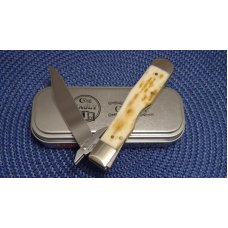 Case XX USA 2011 Antique Bone 6111 1/2L SS Vault Cheetah Knife - NIB Case XX USA 2011 Antique Bone 6111 1/2L SS Vault Cheetah Knife - NIB