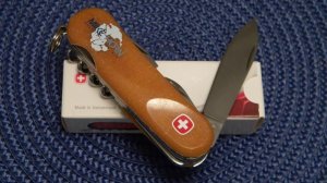 Wenger Delemont Switzerland Stainless Orange Mike Horn Souvenir Swiss Army Knife - NIB
