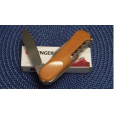 Wenger Delemont Switzerland Stainless Orange Mike Horn Souvenir Swiss Army Knife - NIB Wenger Delemont Switzerland Stainless Orange Mike Horn Souvenir Swiss Army Knife - NIB