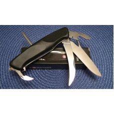 Wenger Switzerland Stainless Black 16303 Ranger 58 Folding Linerlock Knife with Pocket Clip - NIB Wenger Switzerland Stainless Black 16303 Ranger 58 Folding Linerlock Knife with Pocket Clip - NIB