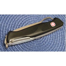 Wenger Switzerland Stainless Black 16303 Ranger 58 Folding Linerlock Knife with Pocket Clip - NIB Wenger Switzerland Stainless Black 16303 Ranger 58 Folding Linerlock Knife with Pocket Clip - NIB