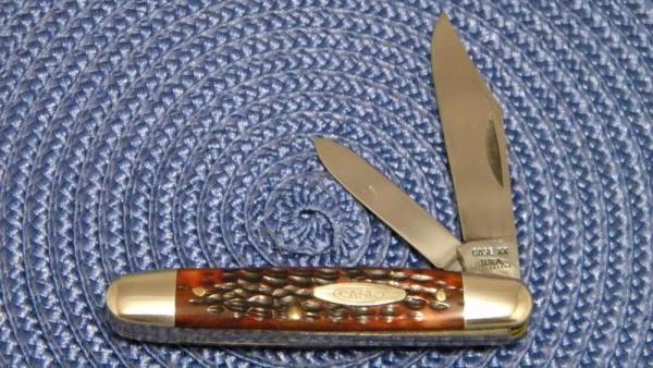 Case XX USA 10 Dot (1970) Bone 62055 Cigar Knife Case XX USA 10 Dot (1970) Bone 62055 Cigar Knife