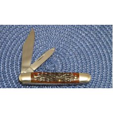 Case XX USA 10 Dot (1970) Bone 62055 Cigar Knife Case XX USA 10 Dot (1970) Bone 62055 Cigar Knife