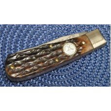 Camillus New York USA Bone Remington Salutes The NKCA 1972-1997 Mini Trapper Knife Camillus New York USA Bone Remington Salutes The NKCA 1972-1997 Mini Trapper Knife