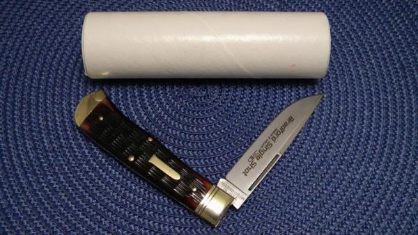 Great Eastern Bone Short Swedge Jumbo Trapper Knife - Bradford Cutlery PA USA Great Eastern Bone Short Swedge Jumbo Trapper Knife - Bradford Cutlery PA USA