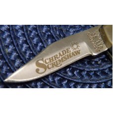 Schrade + USA 511SC Scrimshaw Mini Folding Lockback Knife c. 1993 - NIB Schrade + USA 511SC Scrimshaw Mini Folding Lockback Knife c. 1993 - NIB