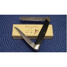 Buck USA Model # 313 Black Saw Cut Delrin Muskrat Knife c.Pre-1986 - NIB Buck USA Model # 313 Black Saw Cut Delrin Muskrat Knife c.Pre-1986 - NIB