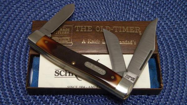 Schrade USA 8OT Delrin Old Timer Senior Stockman Knife - NIB Schrade USA 8OT Delrin Old Timer Senior Stockman Knife - NIB