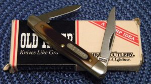 Schrade USA 104OT Delrin Old Timer Minuteman 2 Blade Pen Knife - NIB